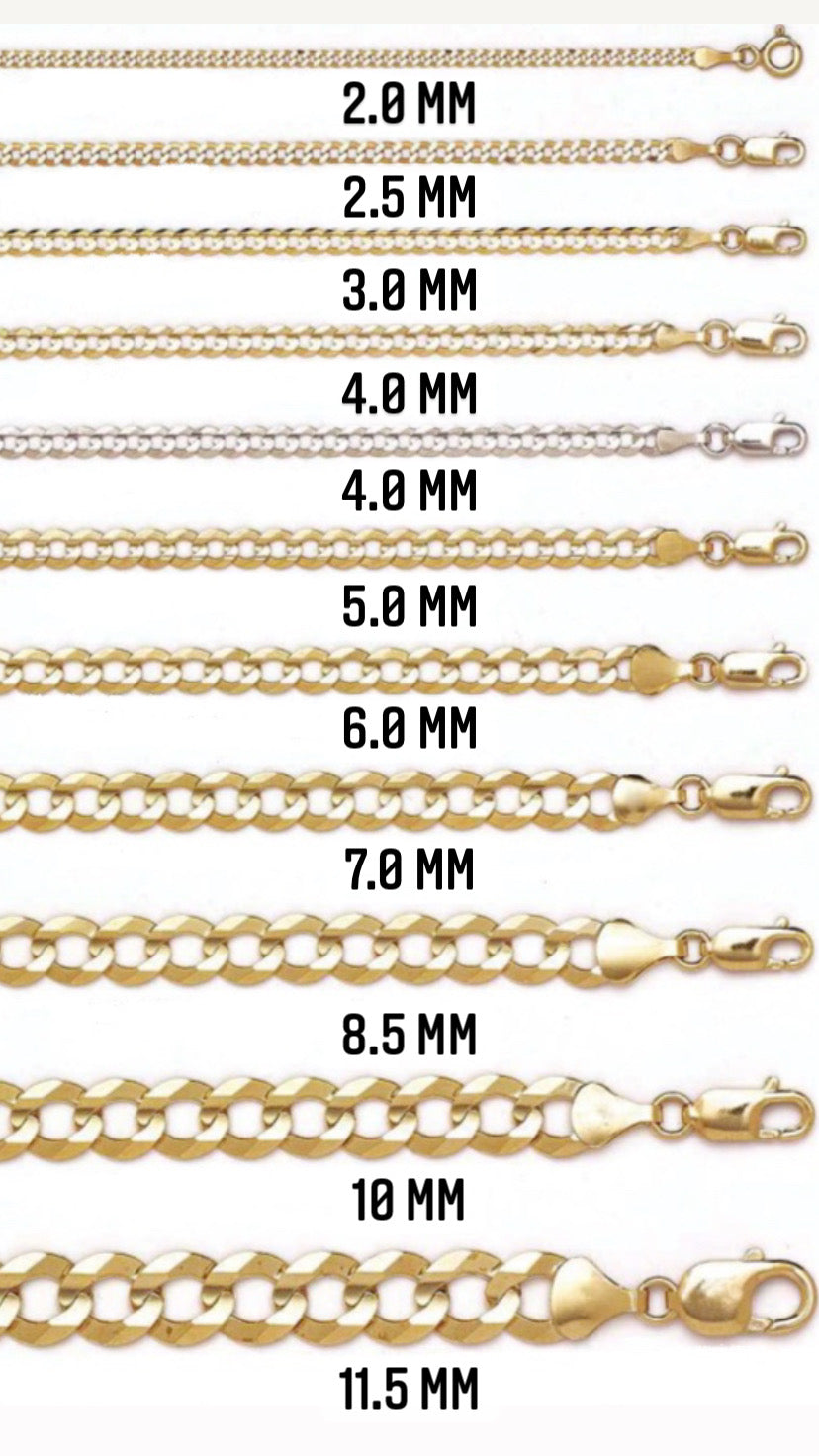 10K Gold- Hollow Miami Cuban Chain