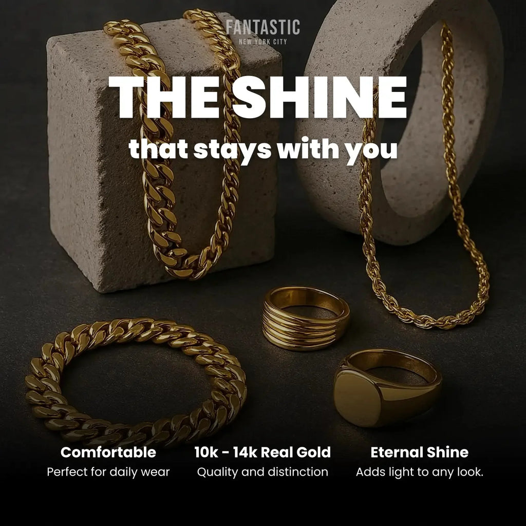 10K Gold- Ice Chain (Rose Gold)