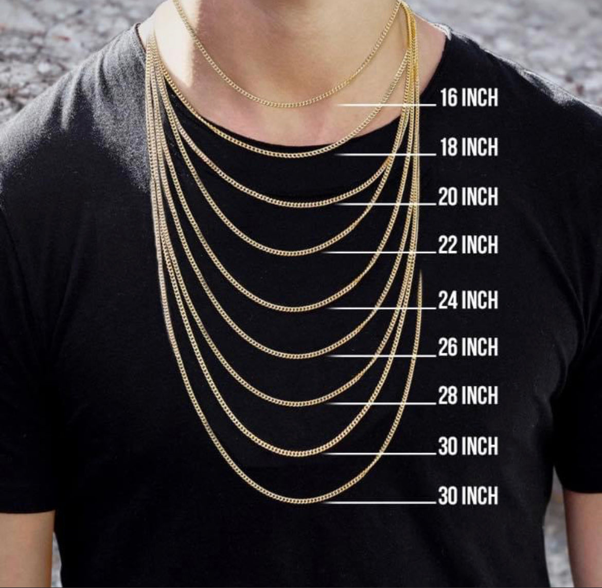 14K Gold- Ice Chain (White Gold)